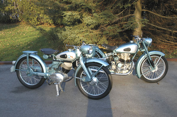 2 examples of NSU motorcycles