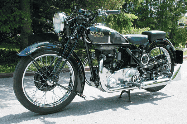 1938 Rudge Special restored in England in 1993