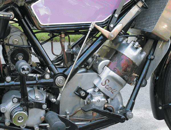 1928 Scott TT Liquid cooled two stroke