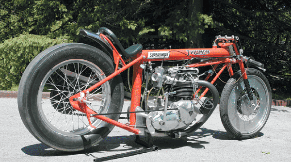 1969 Triumph powered Dragster Alcohol burning 850cc 4-stroke