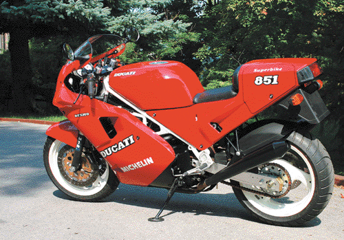 Ducati 851, Desmodromically operated 4 valve per cylinder engine